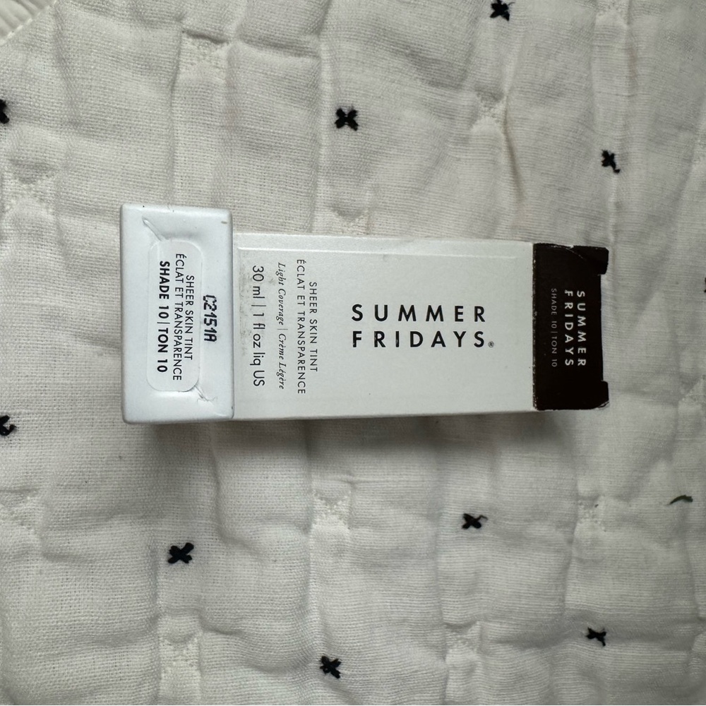 BNIB Summer Fridays Sheet Skin Tint SHADE 10